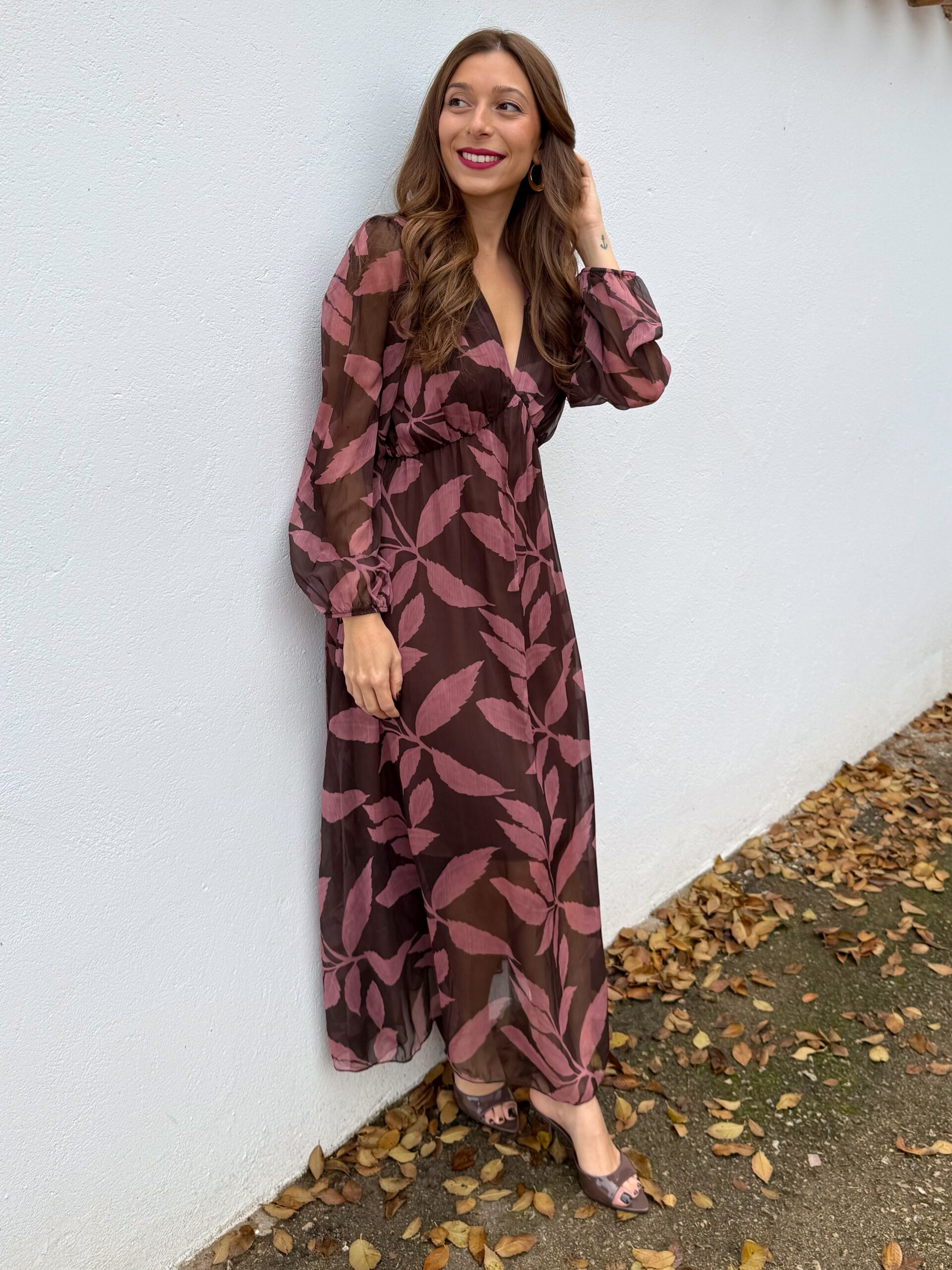 Vestido Carlota Chocolate - Imagen 6