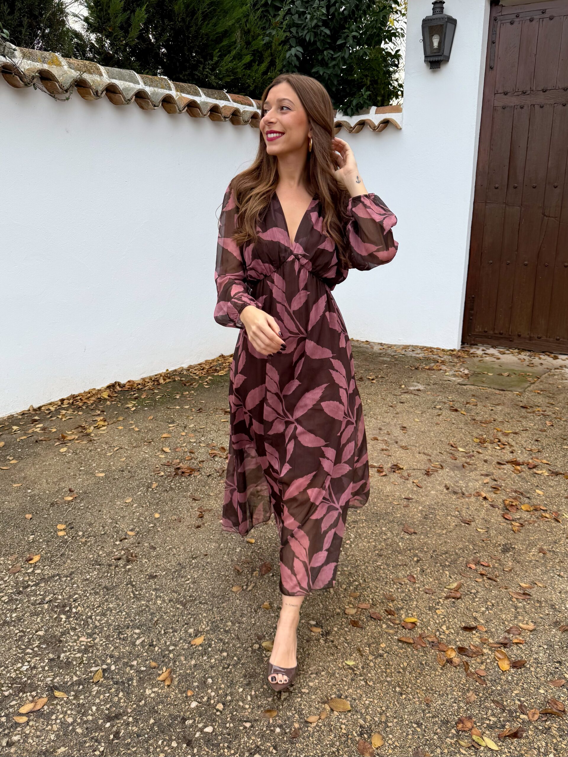 Vestido Carlota Chocolate - Imagen 4