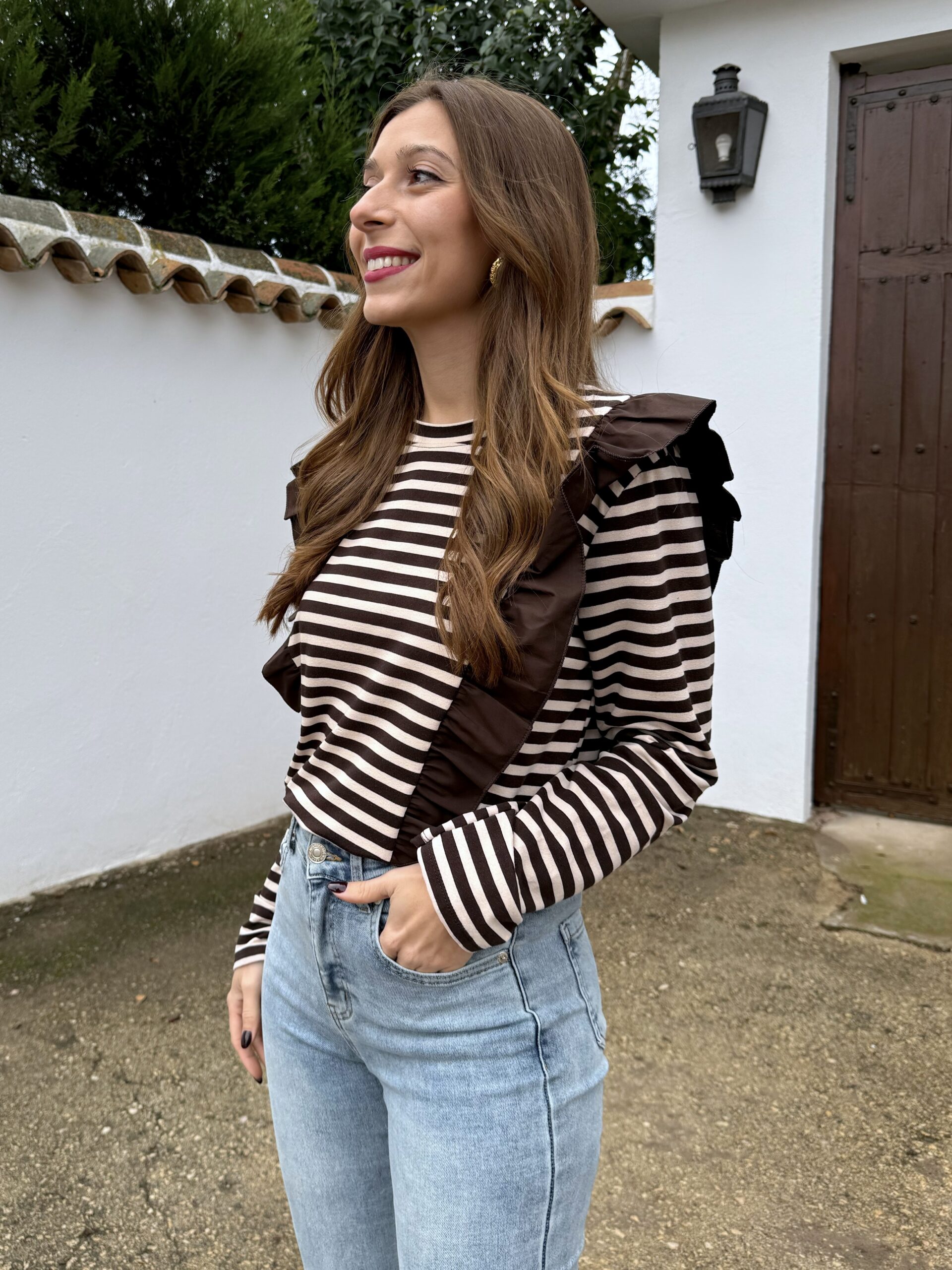 Camiseta Aroa Beige - Imagen 4