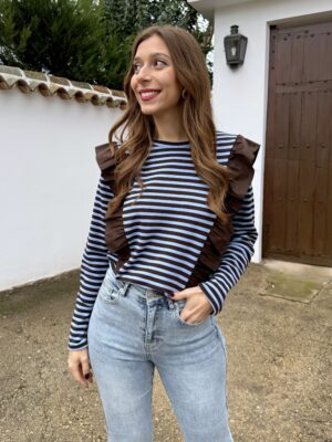 Camiseta Aroa Azul - Talla única