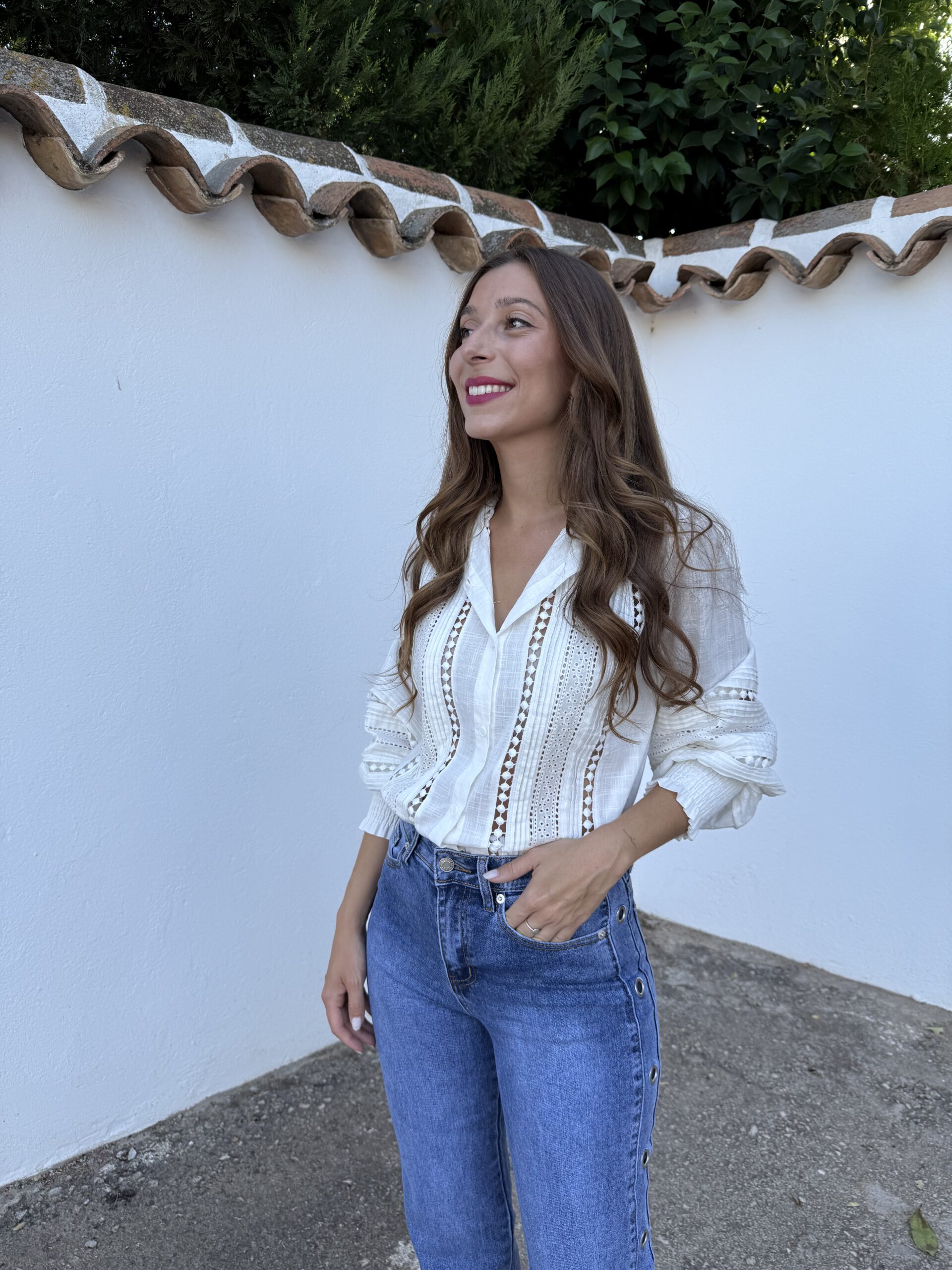 Camisa Calada Blanca - Imagen 2