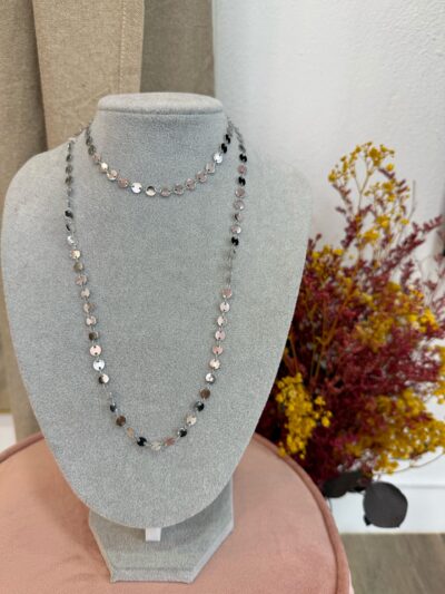 Collar Multiposición Plata