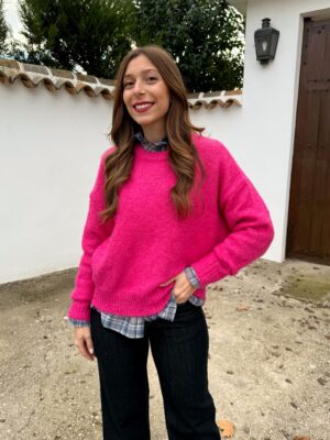 Jersey Flúor Fucsia - S/M