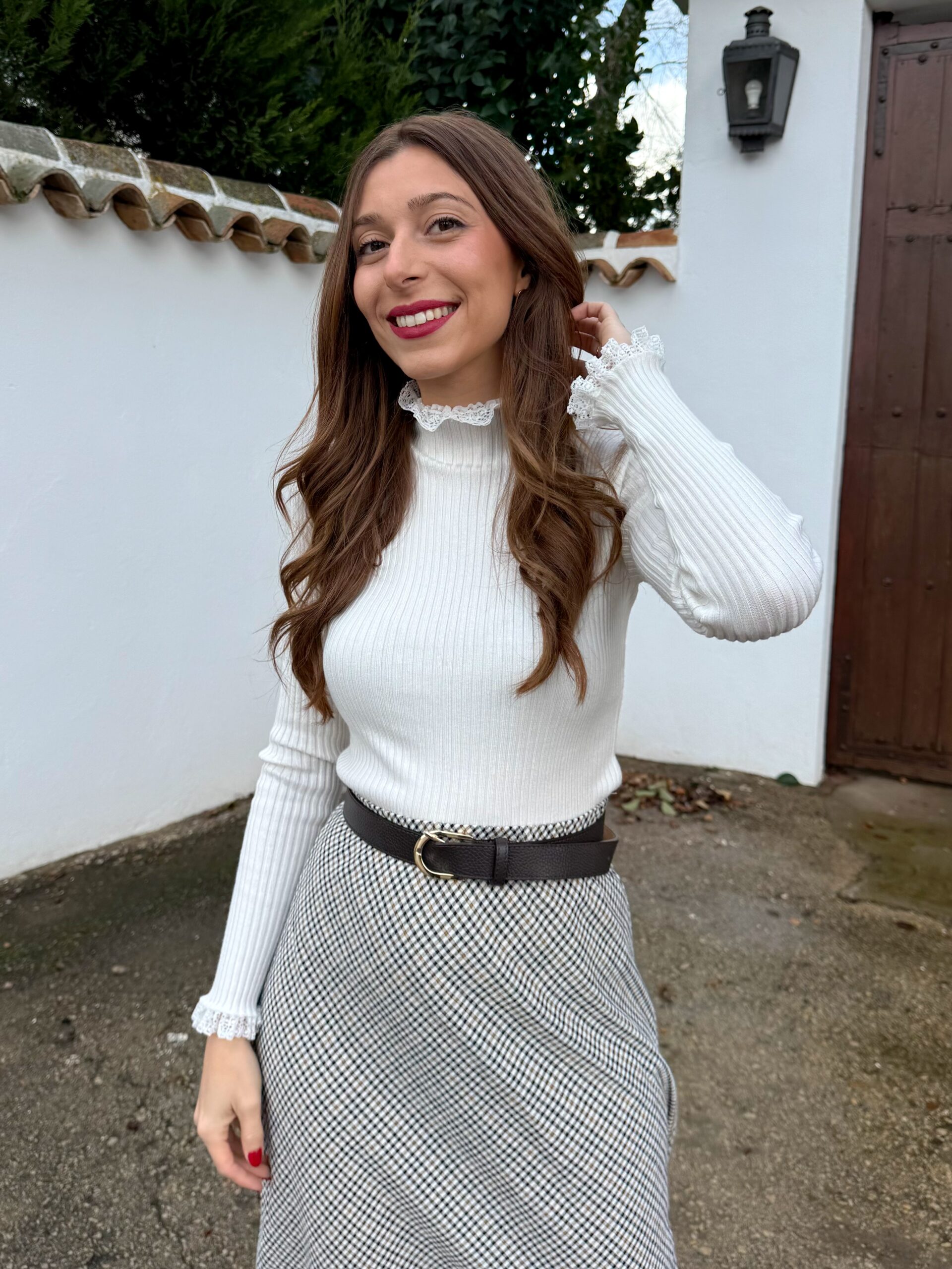 Jersey Canalé Puntilla Blanco - Imagen 3