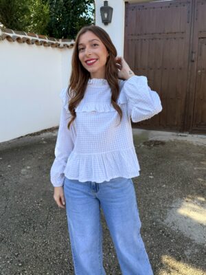 Blusa Gaia Blanca - Talla única