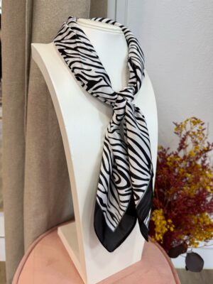 Pañuelo Seda Cebra