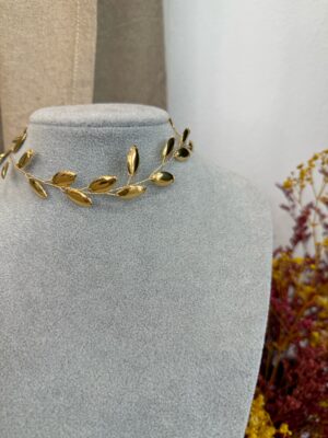 Choker Hojas Dorado