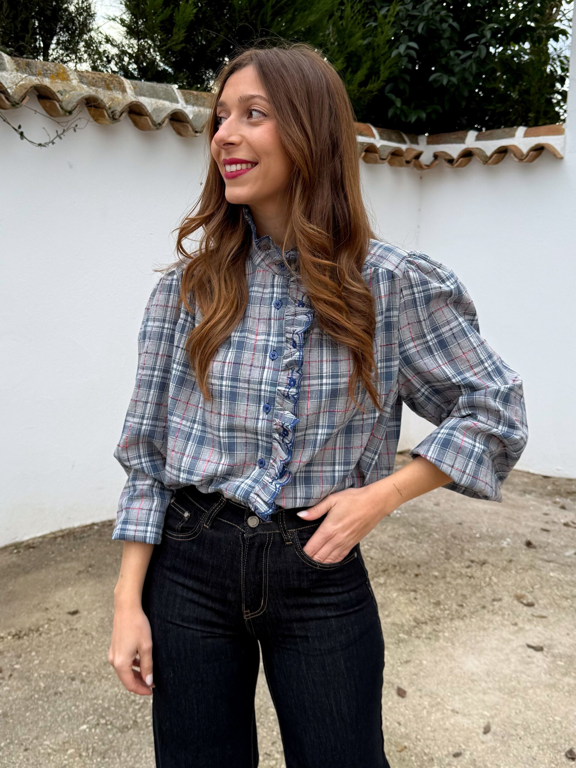 Camisa Lolita Bordada - Imagen 2