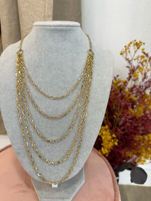 Collar Cascada Cadenas