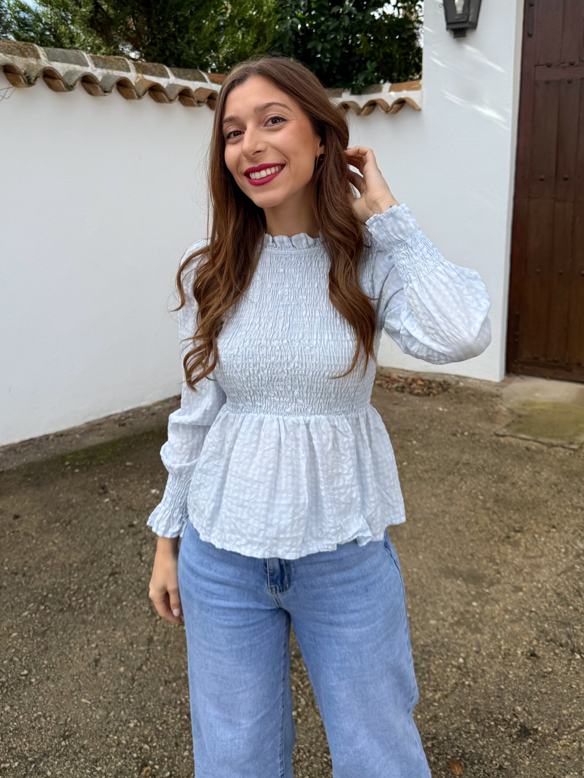 Blusa Siena Azul Bebé - Imagen 2