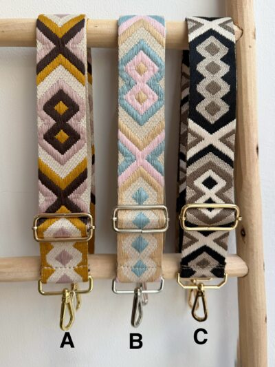 Correa Ancha Bolso Etnic - B