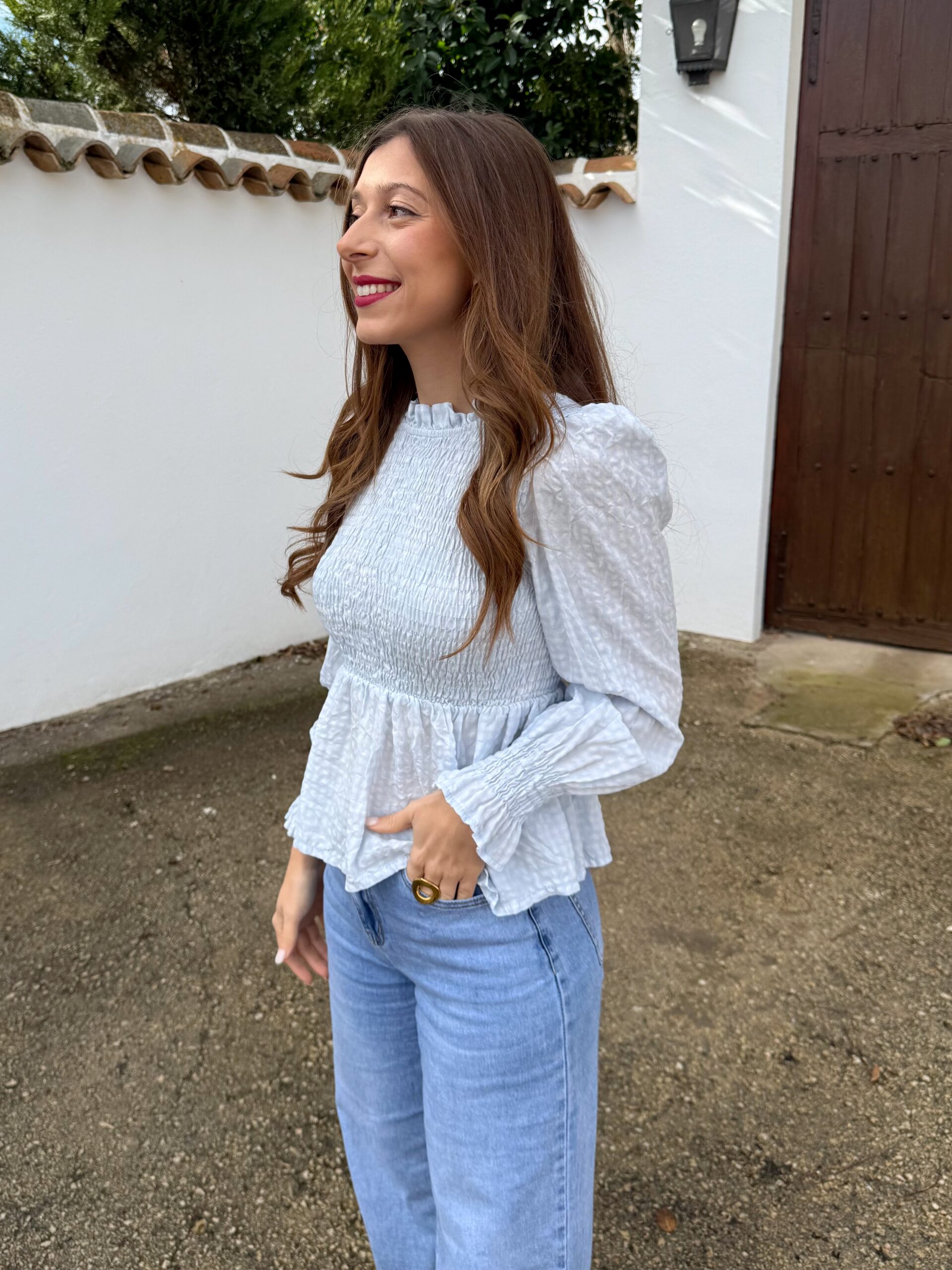 Blusa Siena Azul Bebé - Imagen 5