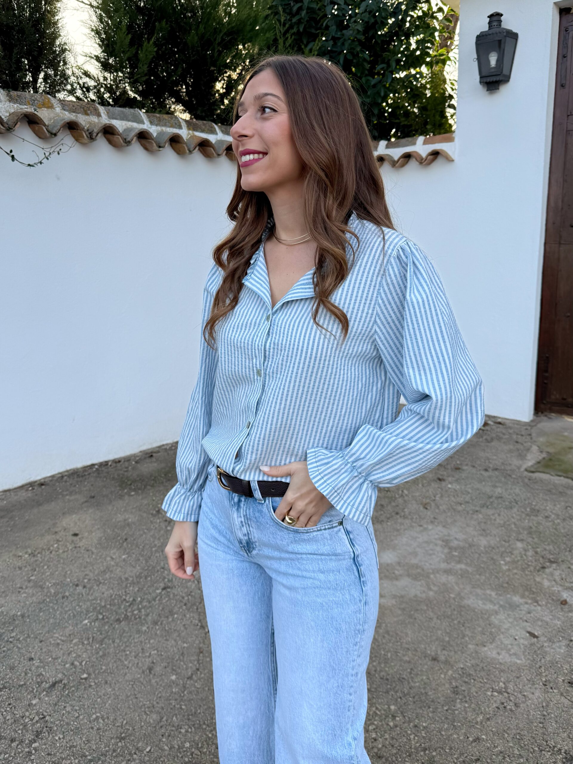 Camisa Rayas Azul - Imagen 6