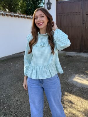Blusa Gaia Turquesa