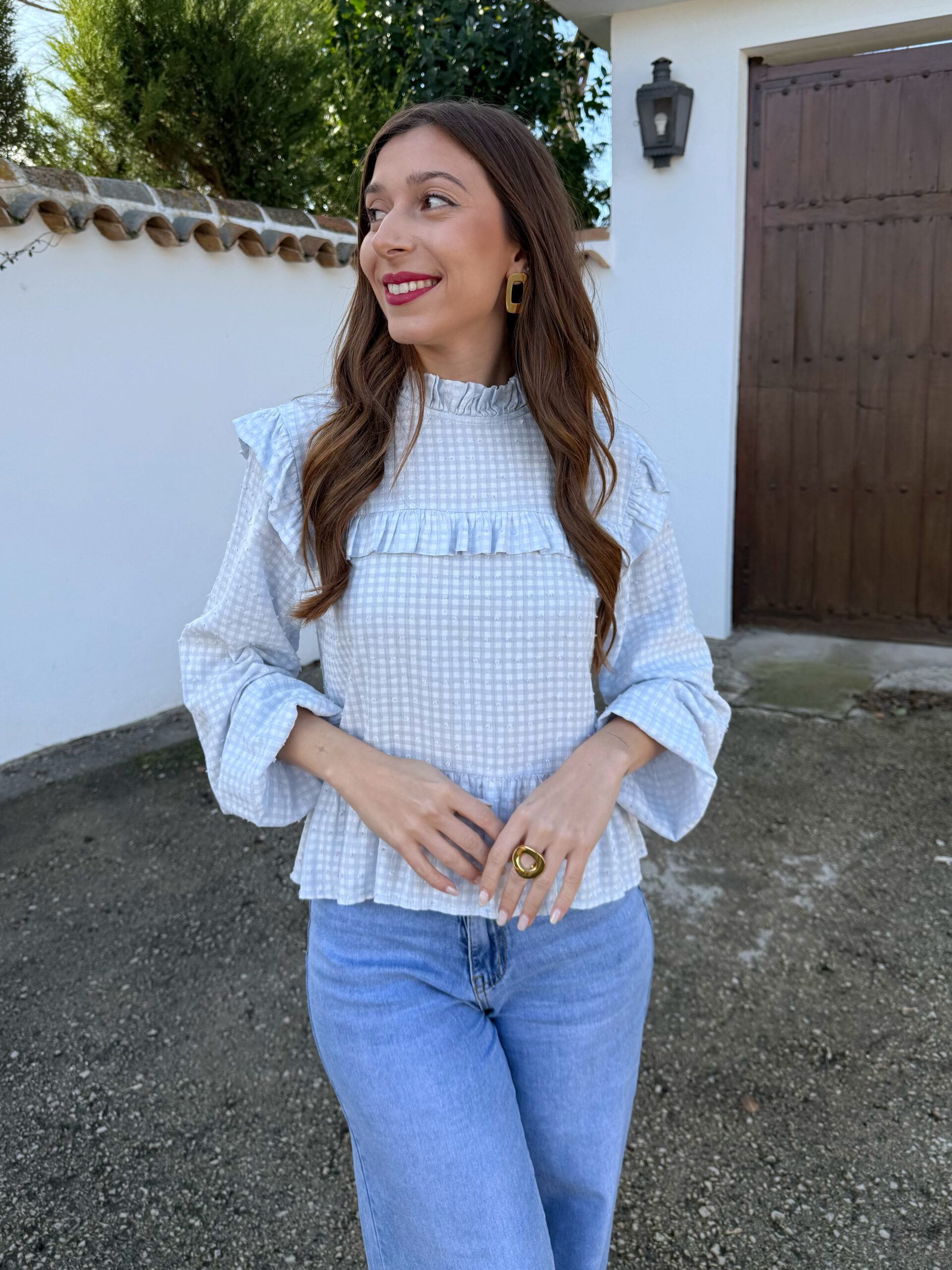 Blusa Gaia Azul - Imagen 5