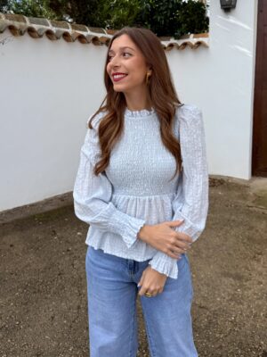 Blusa Siena Azul Bebé - Talla única