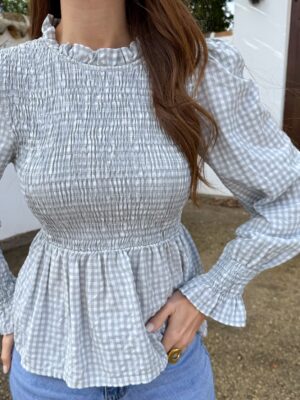 Blusa Siena Gris Claro