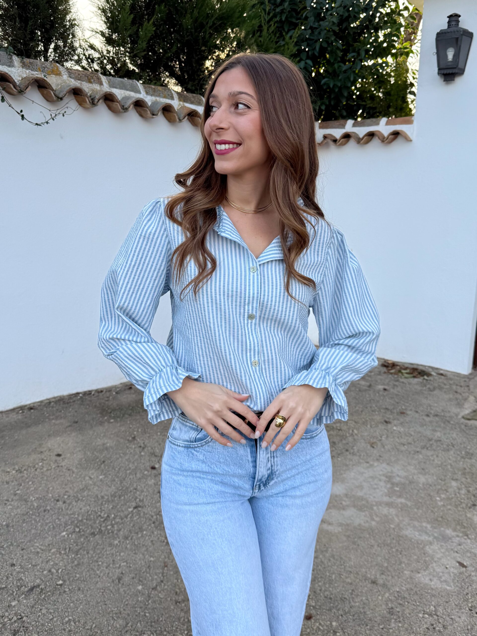 Camisa Rayas Azul - Imagen 5