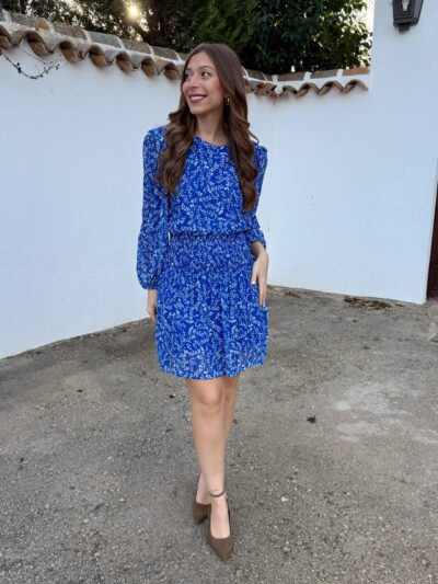 Vestido Maia Azul Klein - Talla única