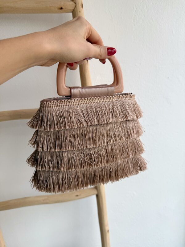 Bolso Flecos Nude