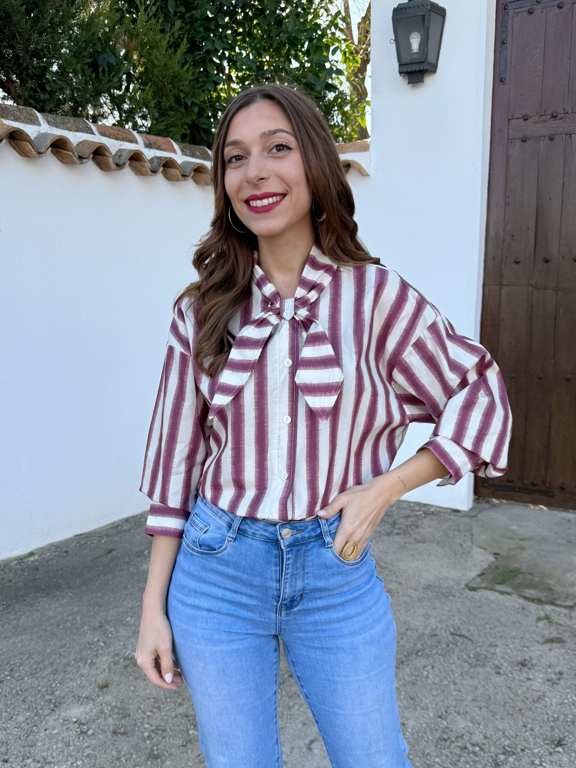 Camisa Pañuelo Buganvilla