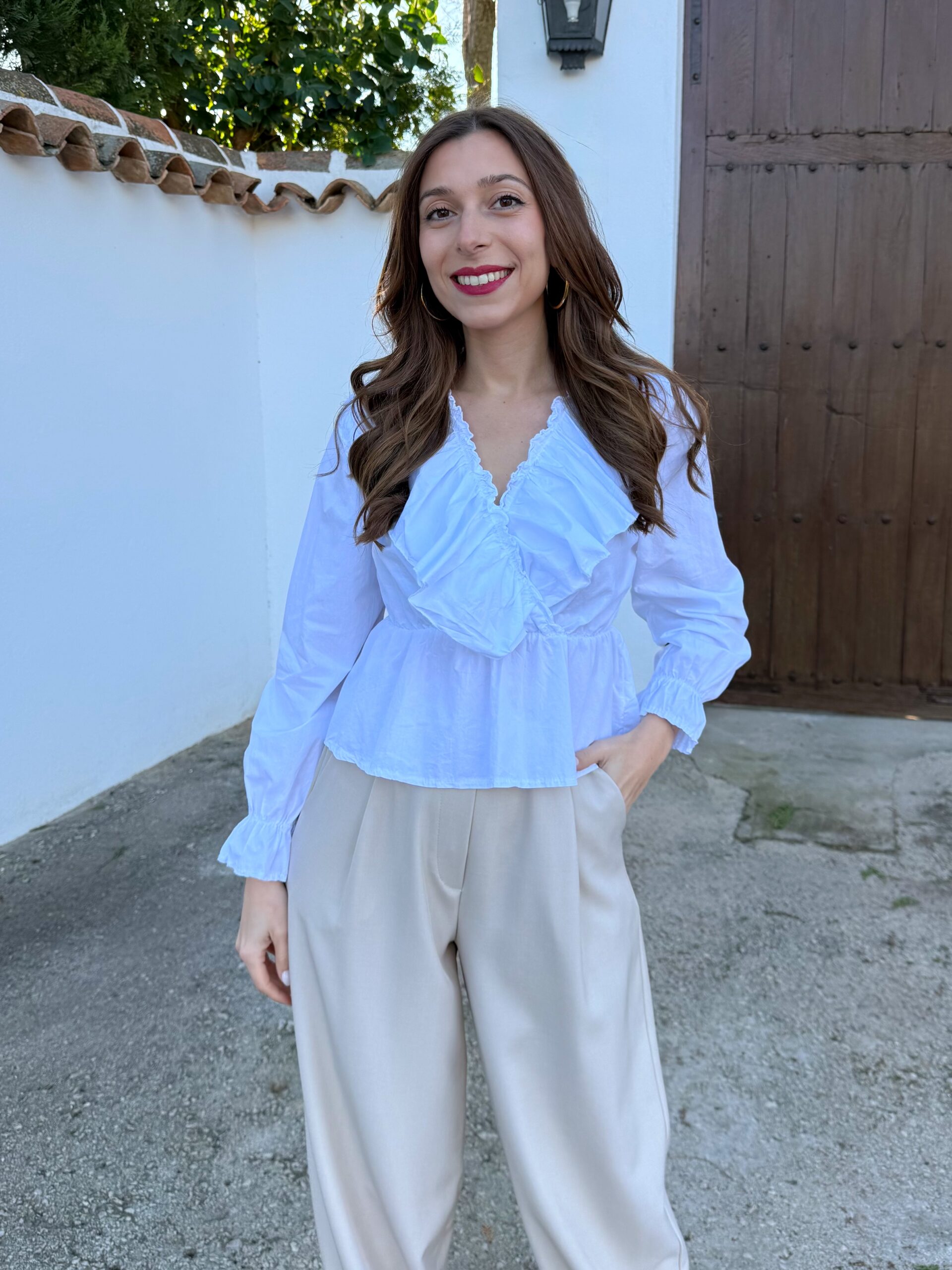 Blusa Rebeca Blanco - Imagen 2