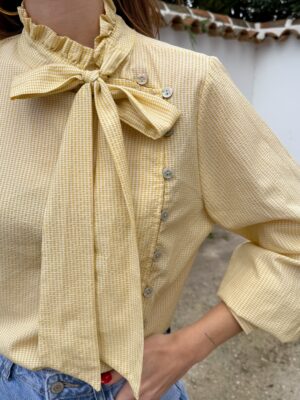 Camisa Sofía Vichy Mostaza