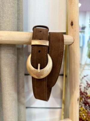 Cinturón Luna Piel Marrón