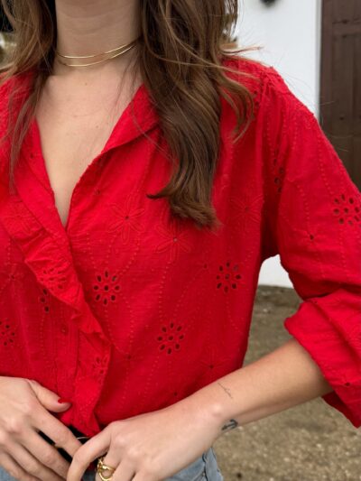 Camisa Nicole Rojo