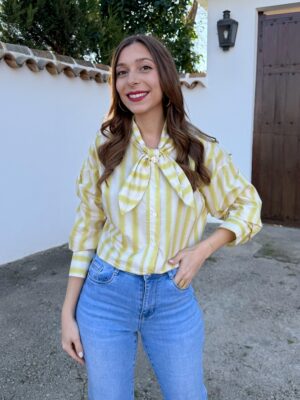 Camisa Pañuelo Amarilla - Talla única