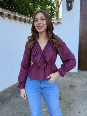 Blusa Rebeca Berenjena