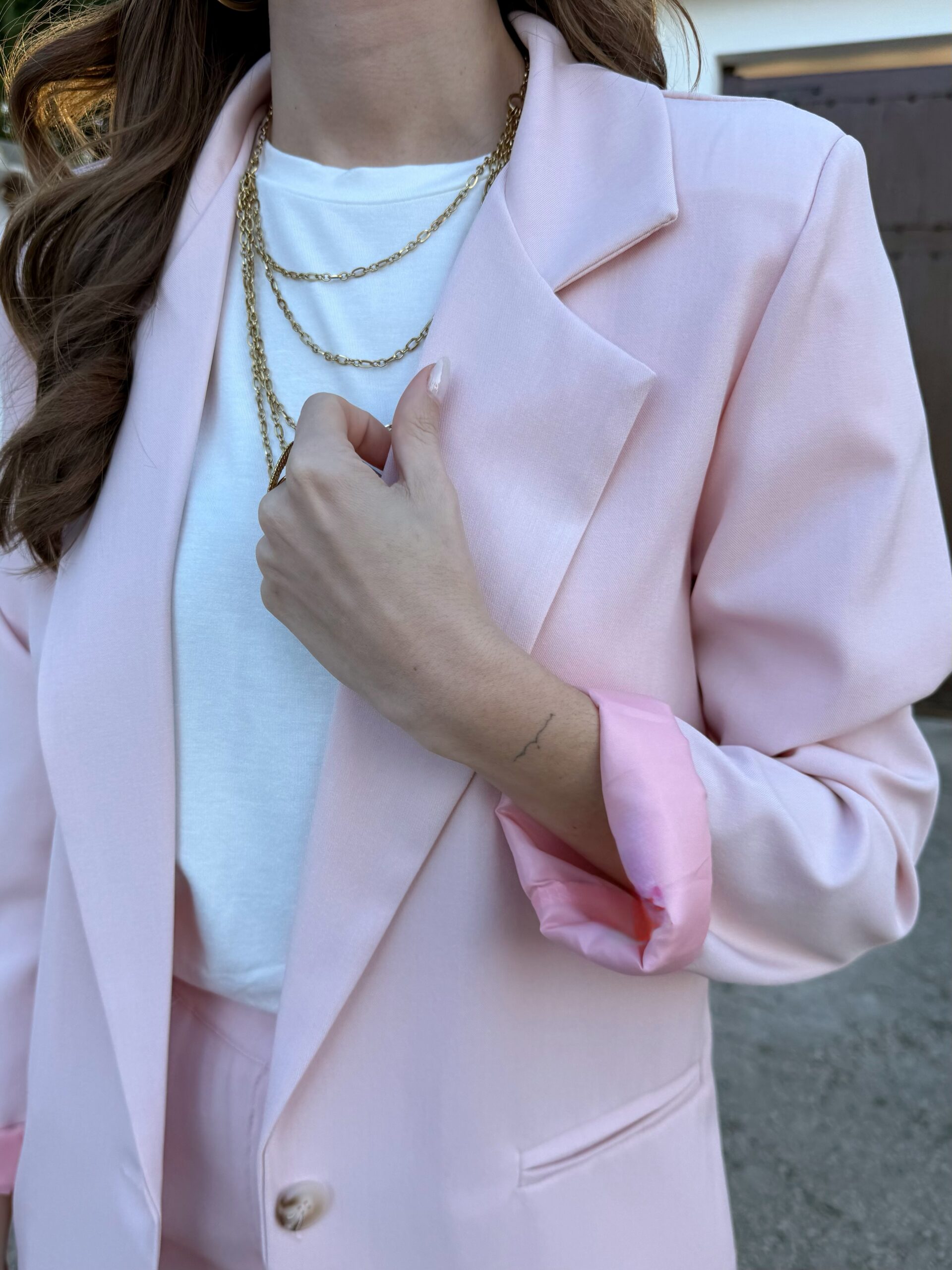 Traje Amelie Rosa Pastel - Imagen 2