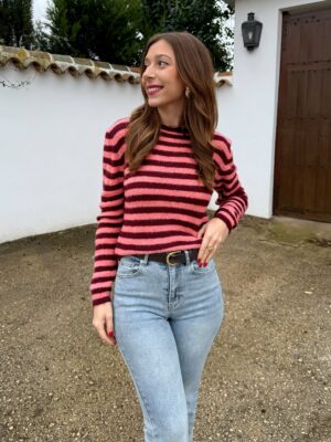 Jersey Candy Rosa/Burdeos