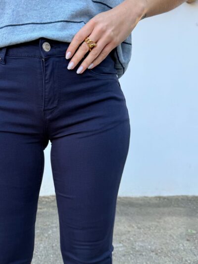 Pantalón Campana Azul Marino - XS