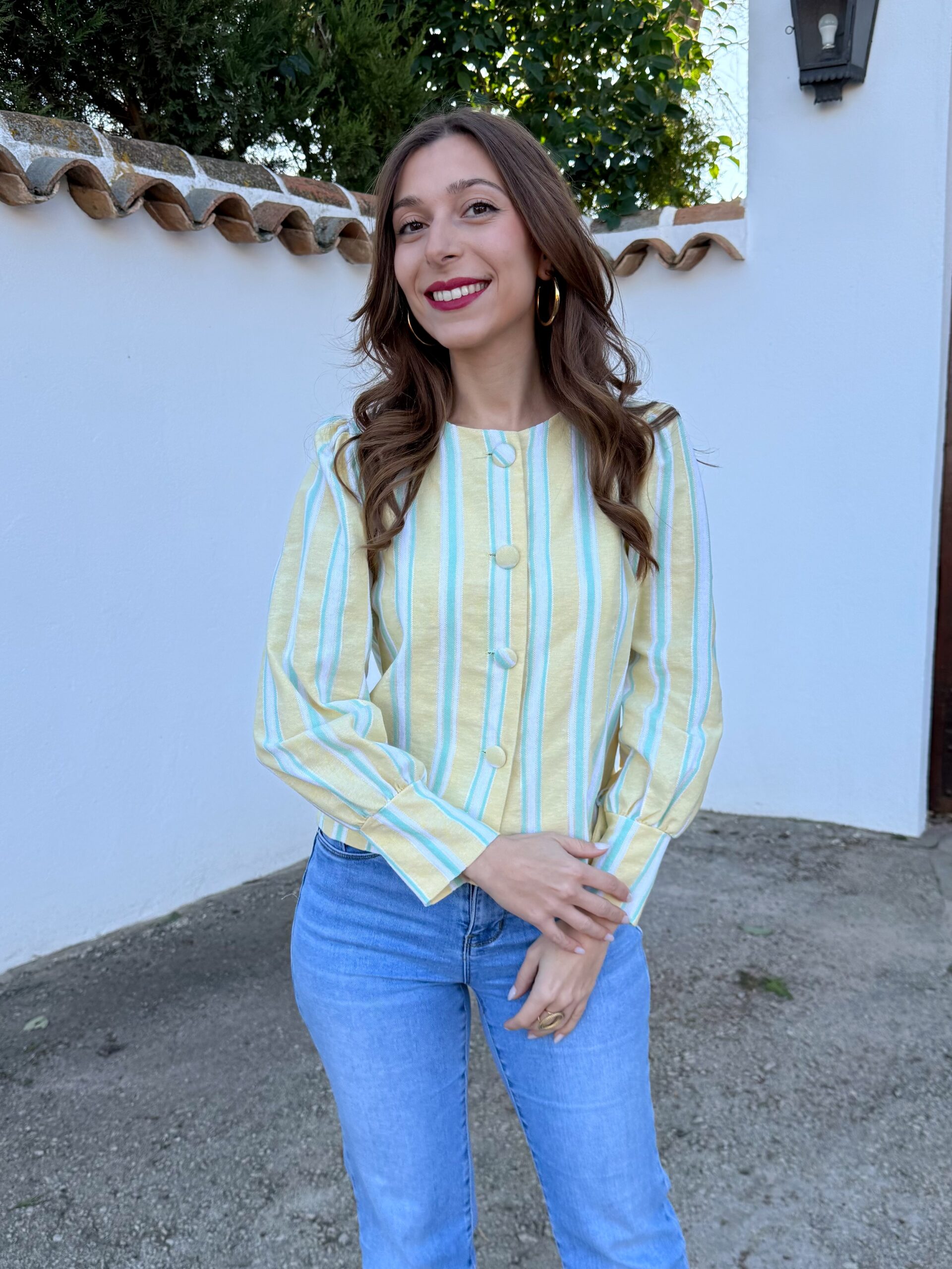 Chaqueta Alison Amarillo Pastel - Imagen 4