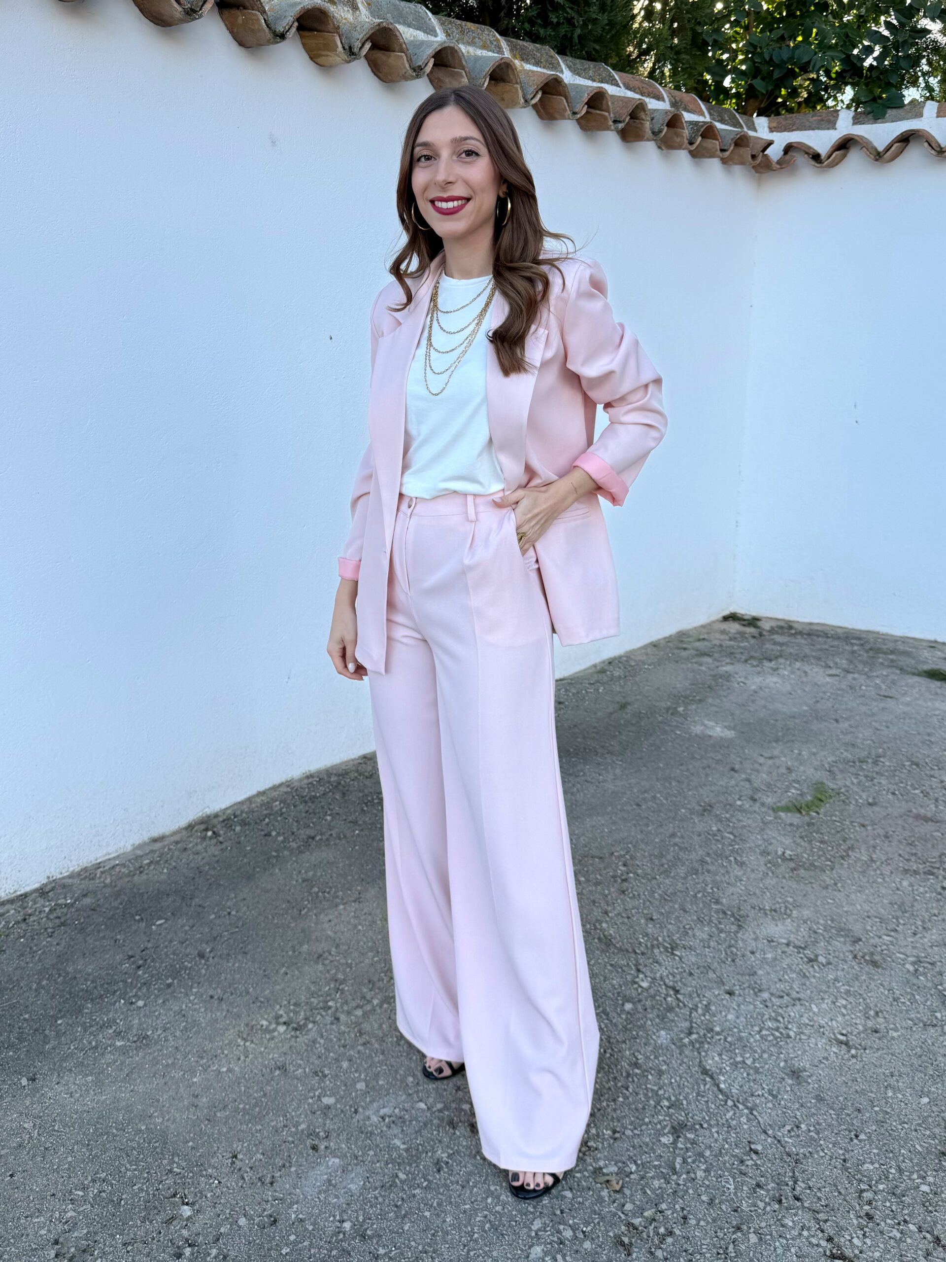 Traje Amelie Rosa Pastel - Imagen 6