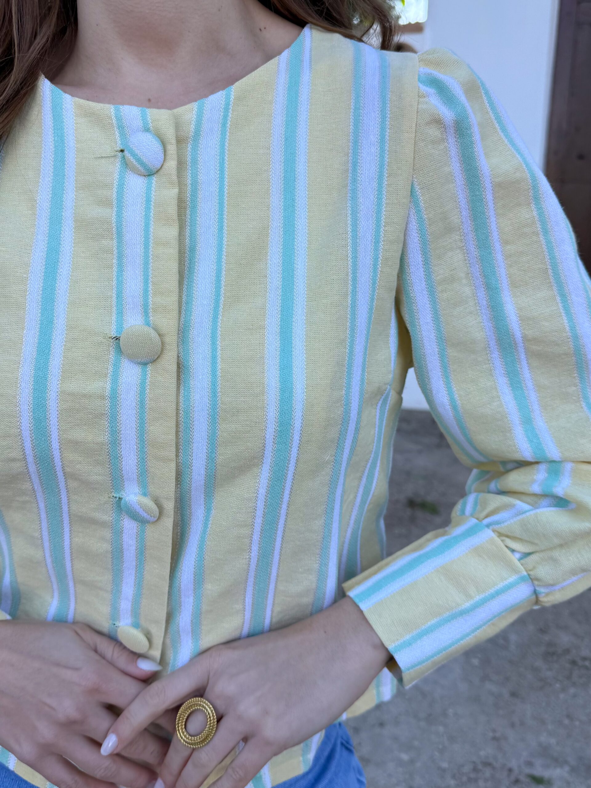 Chaqueta Alison Amarillo Pastel - Imagen 2