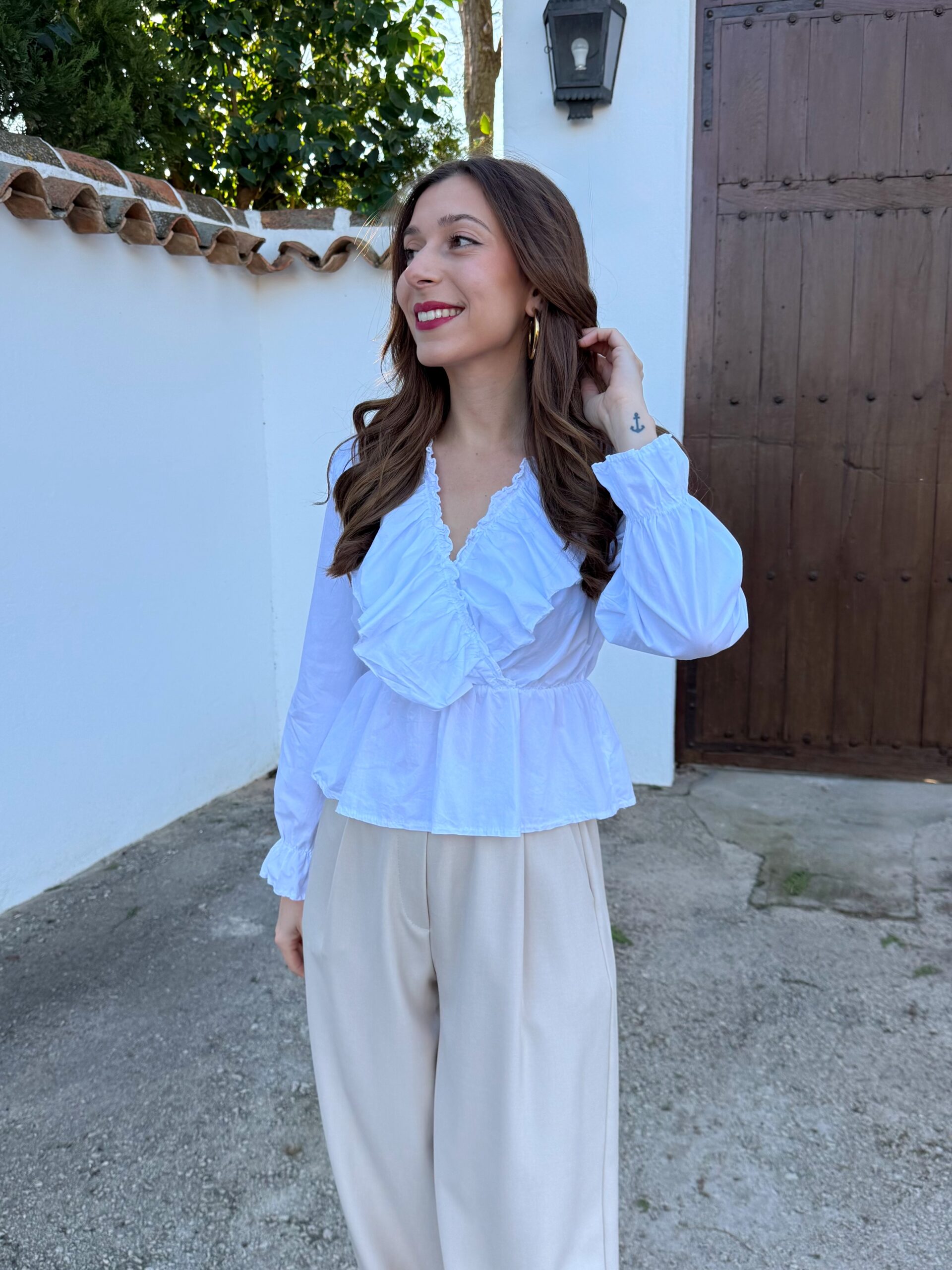 Blusa Rebeca Blanco - Imagen 5