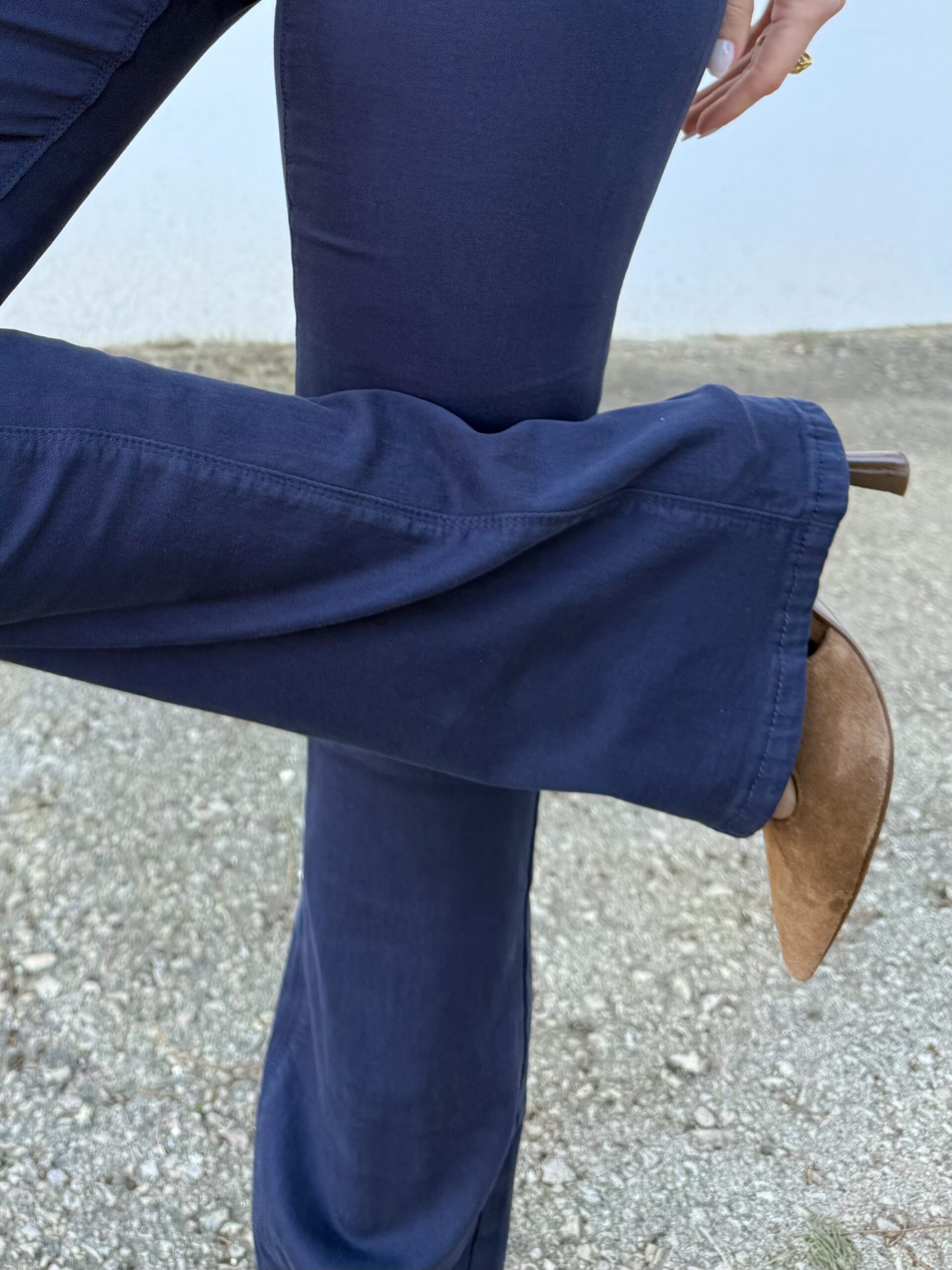 Pantalón Campana Azul Marino - Imagen 5