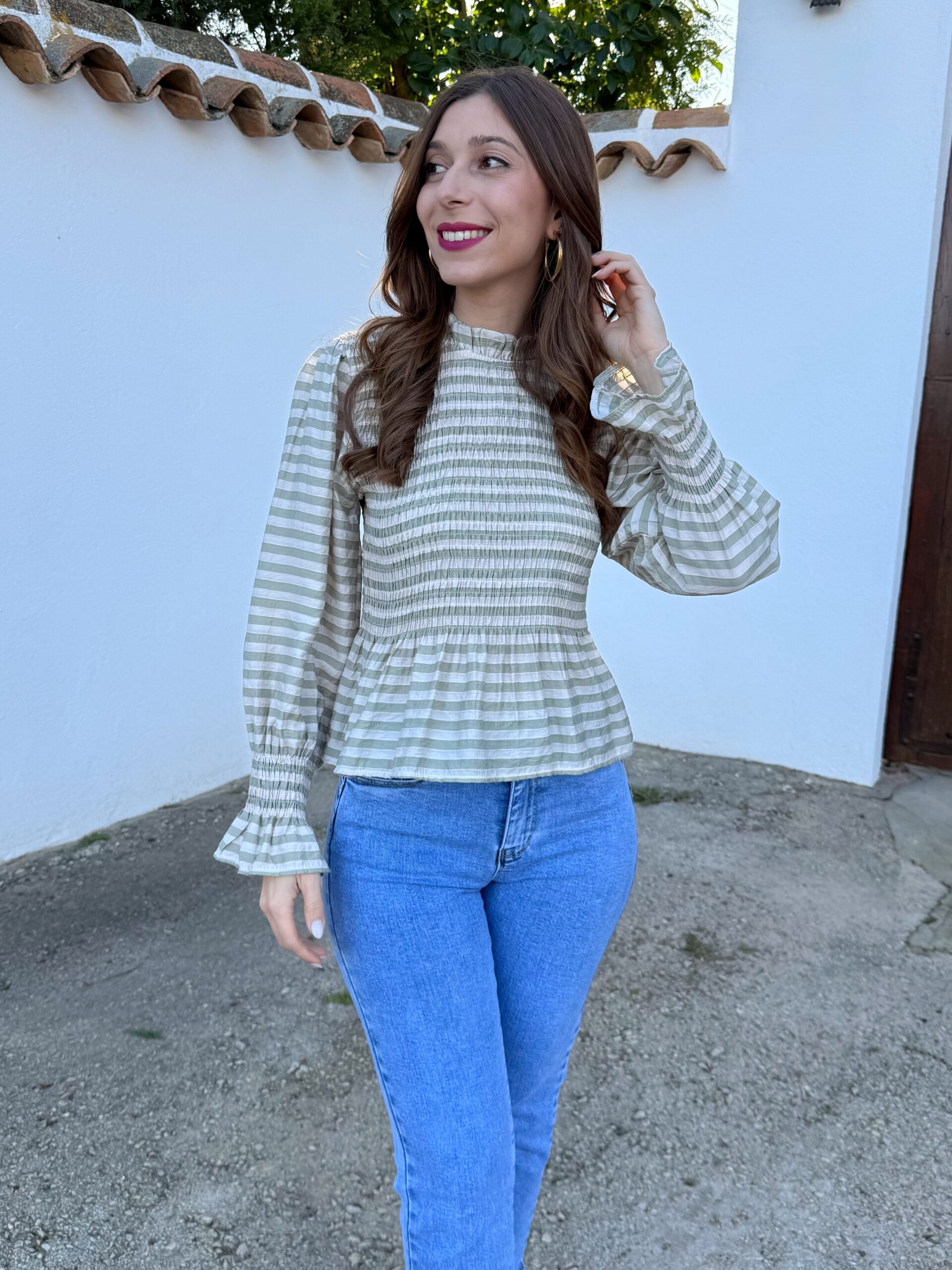 Blusa Fernanda Verde - Imagen 3