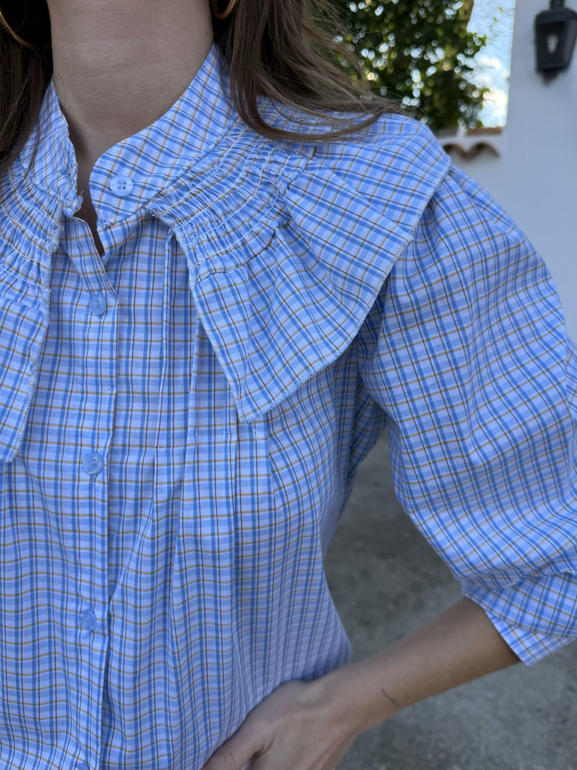 Camisa Cuello Alba Azul - Imagen 2