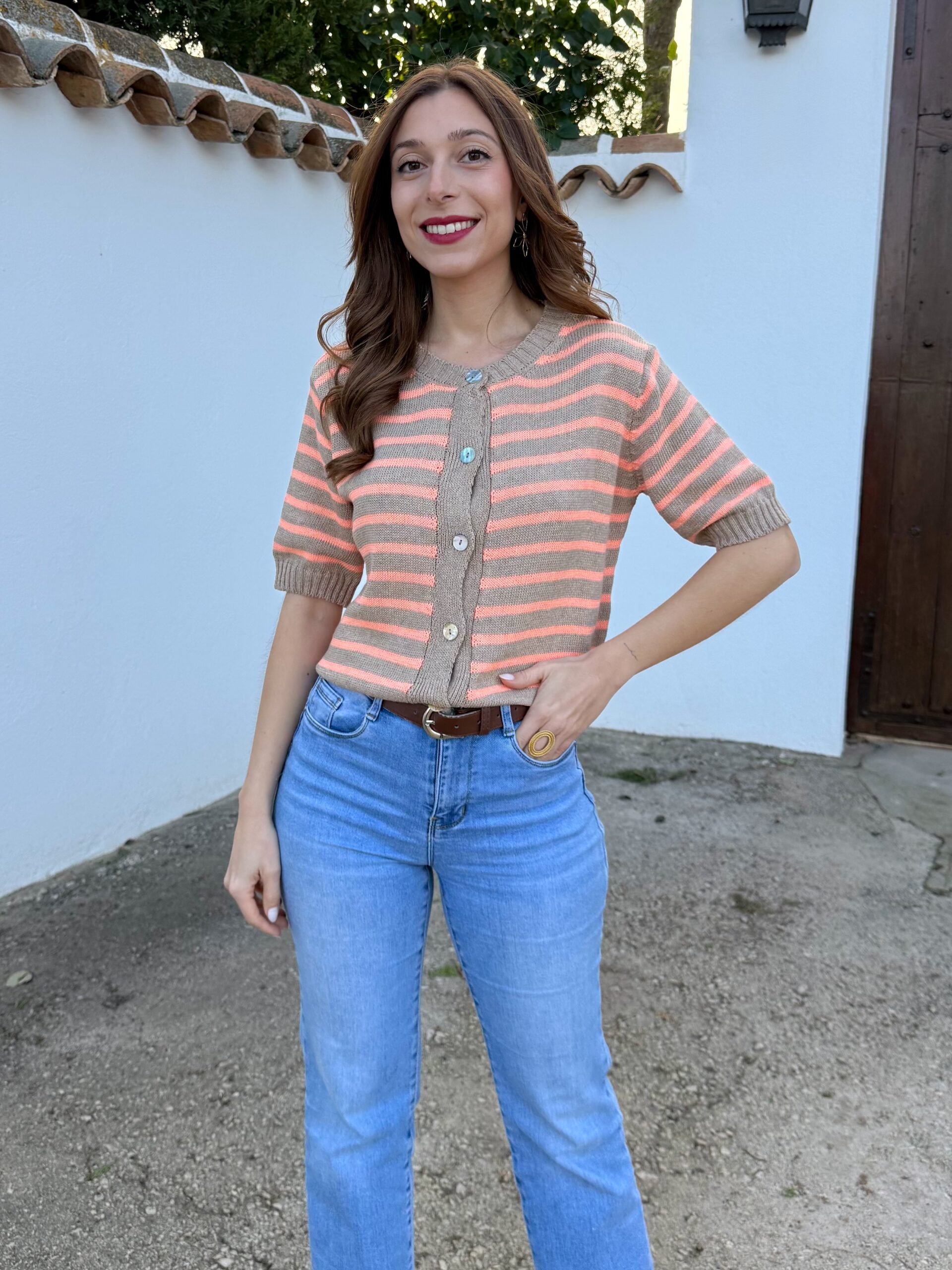 Cárdigan Kali Coral - Imagen 2