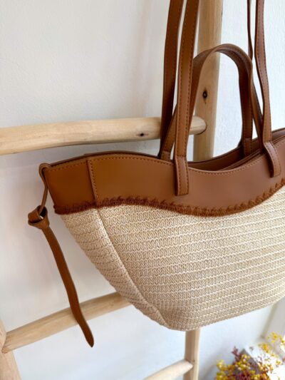 Bolso Alicante Rafia Camel