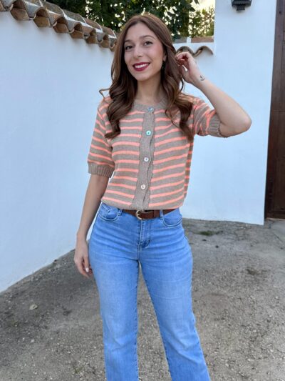 Cárdigan Kali Coral - Talla única