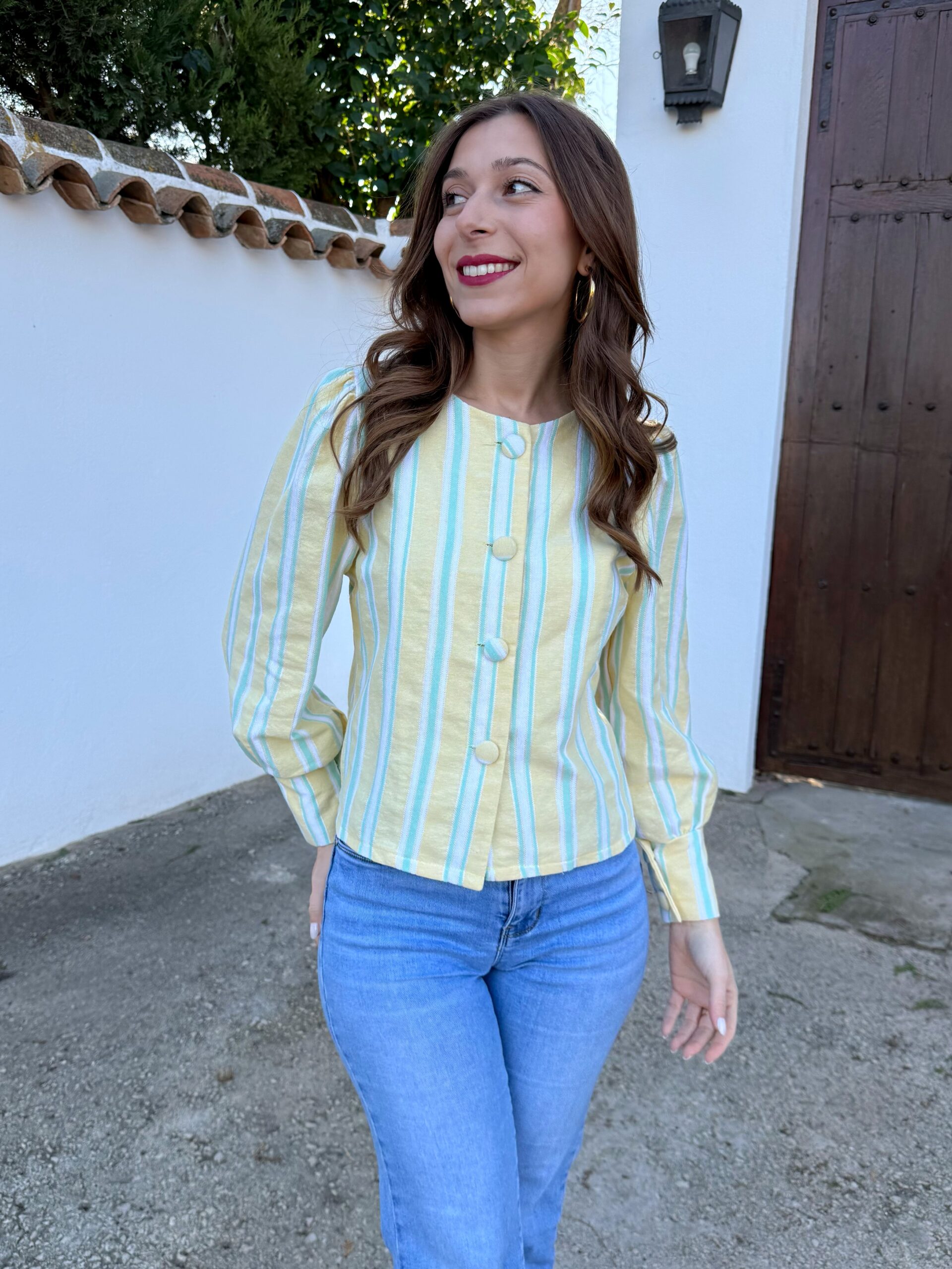 Chaqueta Alison Amarillo Pastel - Imagen 3