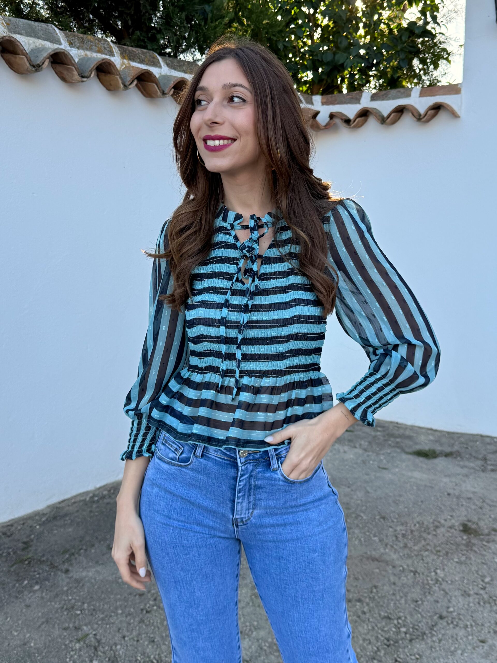 Blusa Elodie Azul