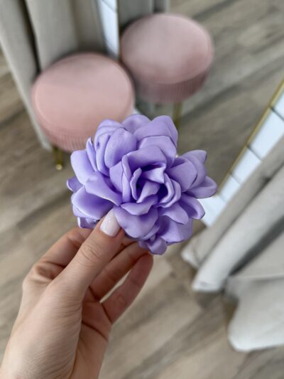 Pinza Flor Lila