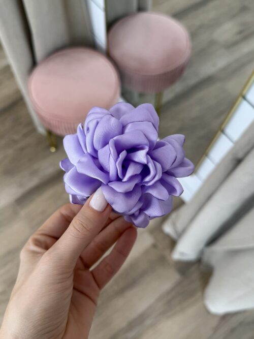 Pinza Flor Lila