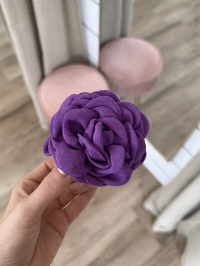 Pinza Flor Morada