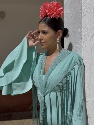 Vestido Jazmín Turquesa - S